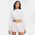 Blusão Nike Cropped French Terry - Feminino BRANCO