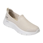 Tênis Skechers Go Walk Flex Clever View - Feminino BEGE