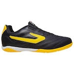 Chuteira Futsal Furia Topper Adulto PRETO/AMARELO