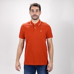 Camisa Polo Colcci Slim Piquet Line - Masculina LARANJA