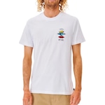 Camiseta Rip Curl The Search Oversize - Masculina BRANCO