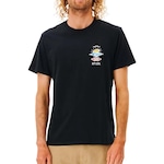 Camiseta Rip Curl The Search Oversize - Masculina PRETO