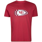 Camiseta New Era Regular Nfl Kansas City Chiefs World Of Logos - Masculino VERMELHO