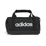 Mala Pequena adidas Unissex Duffel Linear  Unissex PRETO