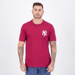 Camiseta New Era Mlb New York Yankees Core Masculina VERMELHO