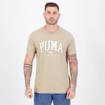 Camiseta Puma Squad Big Graphic Masculina BEGE