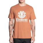 Camiseta Element Vertical Color - Masculina LARANJA