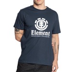 Camiseta Element Vertical Color - Masculina AZUL ESCURO