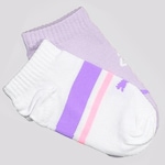 Kit Meias Puma Sapatilha 2 Pares Infantil ROXO