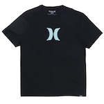 Camiseta Hurley Silk Icon Over Masculina PRETO