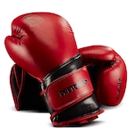 Luvas de Boxe e Muay Thai Elite Pretorian - Adulto Vermelho/Preto