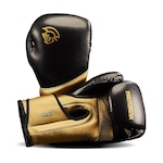 Luvas de Boxe e Muay Thai Elite Pretorian - Adulto PRETO/OURO