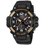 Relógio Casio Esportivo Analógico Mcw-100H-9A2Vdf-Sc OURO