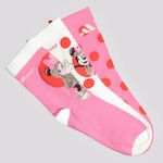 Kit Meias adidas Minnie Disney com 3 Pares - Infantil ROSA