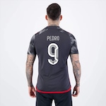 Camisa do Flamengo Iii 2024 adidas 9 Pedro - Masculina CINZA