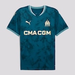 Camisa Olympique de Marseille Away 2025 Puma - Masculina AZUL