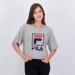 Cropped Fila Stack New - Feminino CINZA