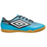 Chuteira Futsal Umbro Cannon Jr - Infantil AZUL/BRANCO