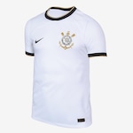 Camisa do Corinthians Dri-Fit Foundation Nike - Masculina BRANCO/PRETO