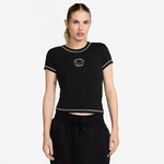 Camiseta Nike Sportswear Chil Knit - Feminina PRETO