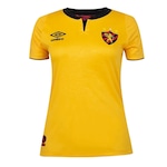 Camisa do Sport Recife Umbro Oficial II 2024/25 - Feminina AMARELO