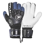 Luva de Goleiro Poker Ortho Vulcan Profissional PRETO