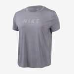 Camiseta Nike Dri-Fit One - Feminina CINZA/BRANCO