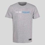 Camiseta Wss Ocean Algodão Prime Plus Size - Masculina CINZA