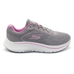 Tênis Skechers Feminino Go Run Consistent 2.0 Corrida - Feminino CINZA CLA/ROSA