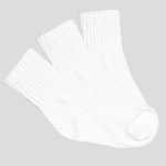 Kit Meias Selene 3 Pares Cano Longo Infantil BRANCO