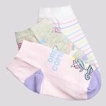 Kit Meias Selene 3 Pares Sapatilha Infantil ROSA