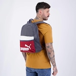 Mochila Puma Phase Colorblock - 22L CINZA