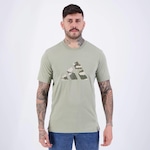 Camiseta adidas Logo Camuflado - Masculina CINZA