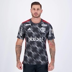 Camisa do Flamengo Iii 2024 adidas Patch Libertadores - Masculina CINZA