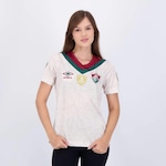 Camisa do Fluminense Iii 2024 Umbro Patch Libertadores - Feminina BEGE