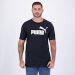 Camiseta Puma Ess Logo - Masculina PRETO