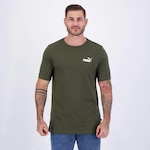 Camiseta Puma Ess Small Logo - Masculina VERDE