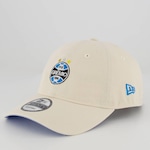 Boné Aba Curva New Era Grêmio 920 - strapback - Adulto BEGE