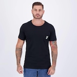 Camiseta Vibe Casual Masculina PRETO