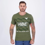 Camiseta Vibe Casual Masculina VERDE