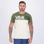 Camiseta Vibe Casual Masculina BEGE