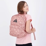 Mochila adidas Clássica Monograma - Adulto ROSA