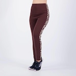 Calça Legging adidas 3S Animal Print - Feminina MARROM