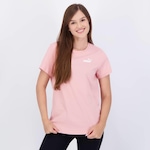 Camiseta Puma Ess Small Logo W - Feminina ROSA