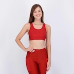 Top Selene com Recorte e Bojo Removível - Feminino VERMELHO