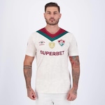 Camisa do Fluminense Iii 2024 Umbro Patch Libertadores - Masculina BEGE