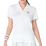 Camisa Polo Fila Line Fbox - Feminina BRANCO