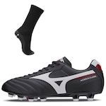 Chuteira de Campo Mizuno Morelia Club - Adulto PRETO