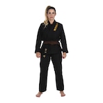 Kimono de Jiu-Jitsu Pretorian Trainning 400g - Adulto PRETO