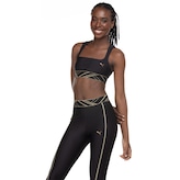 Top Fitness Puma com Bojo Média Sustentação Deco Glam - Adulto